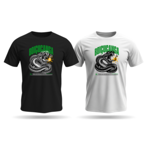 Camiseta Boiçucanga - Cobra da Cabeça Grande