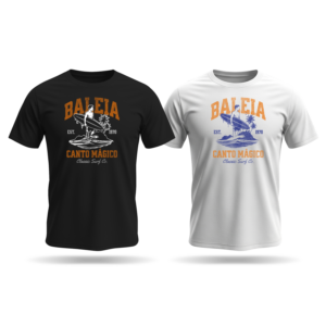 Camiseta Baleia Canto Mágico